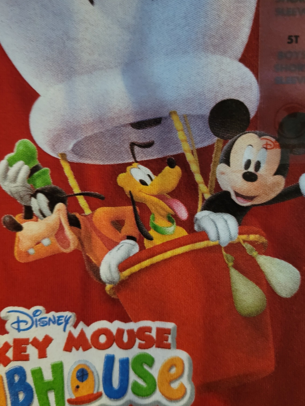 Disney Mickey Mouse Clubhouse Red Kids Tee - Picture 3 of 3